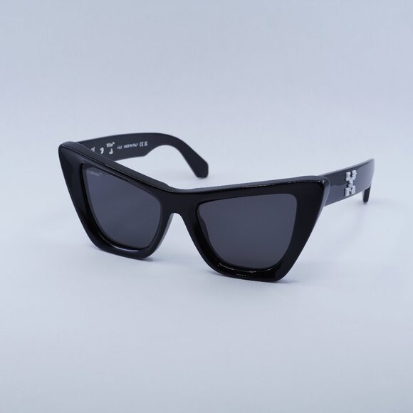 ?️New Off-White OERI045 EDVARD 1007 Sunglasses - Black Frame, Grey Lenses main image 8